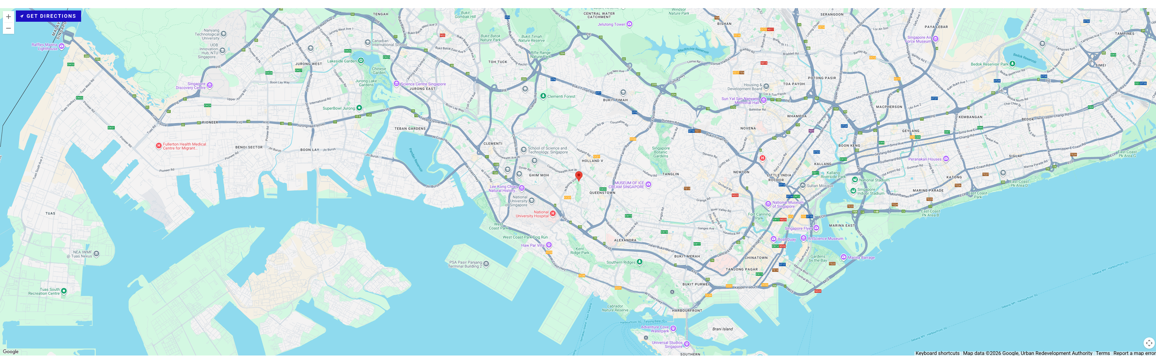 Map showing TSA The Shipping Academy location at The Metropolis Tower 2, Buona Vista, Singapore